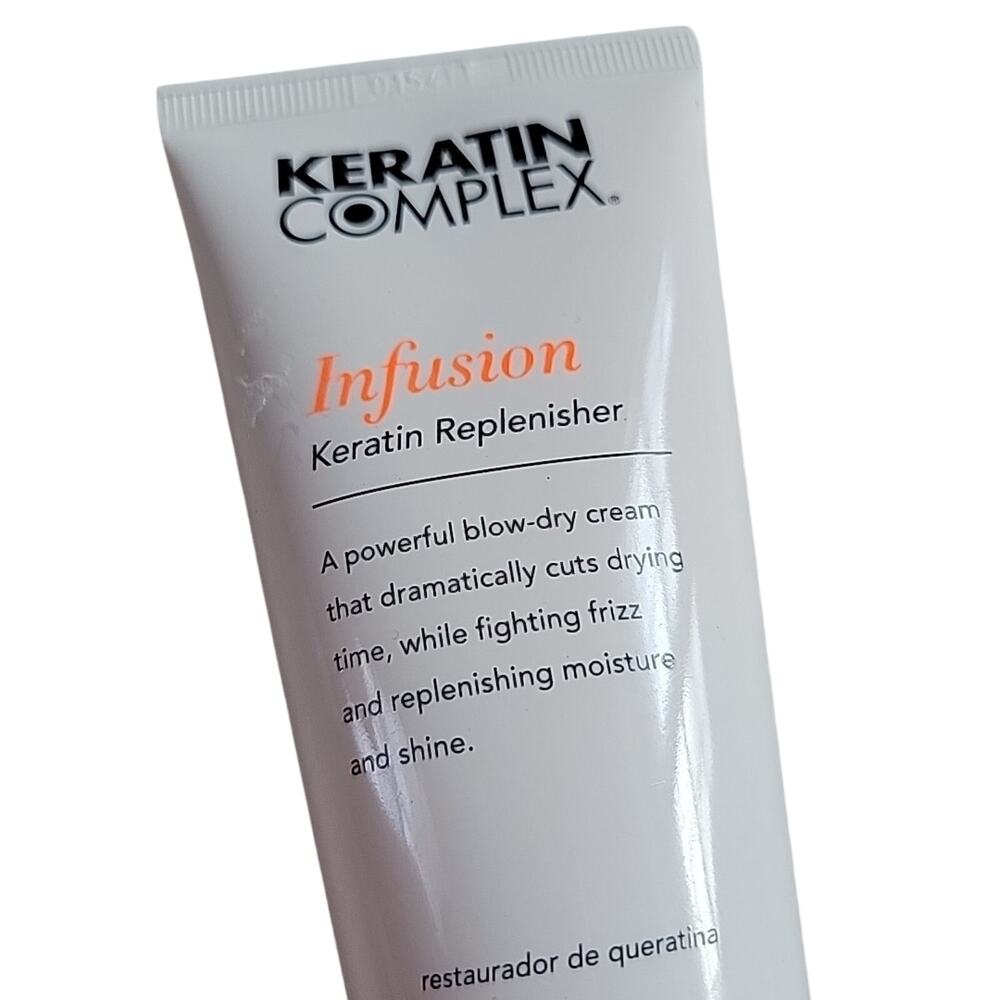 Blow dry cream Keratin Complex Infusion Keratin Replenisher Cuts Drying 2.5oz